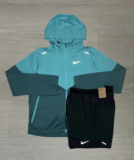 Nike Teal 'UV' Jacket x Flex Shorts