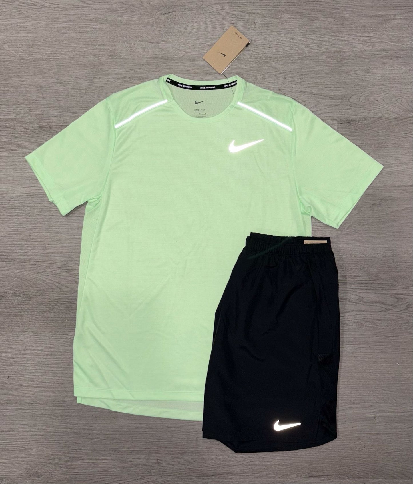 Nike Lime Green Miler x Black Challenger