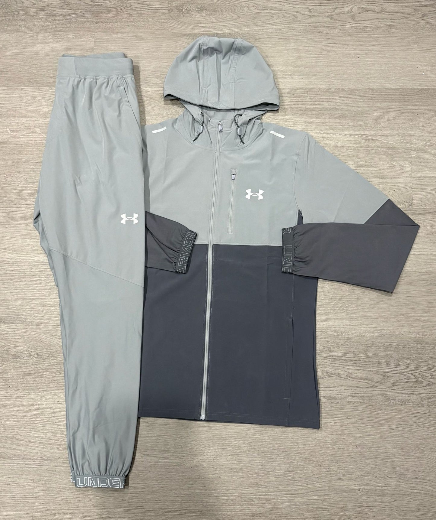 Grey Under Armour Vanish Hybrid Tracksuit