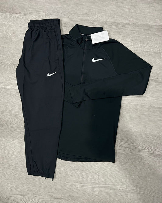Nike Black Element Q-Zip Tracksuit
