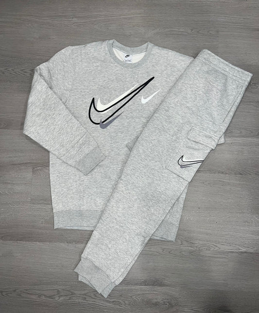 Nike Grey Swoosh Tracksuit