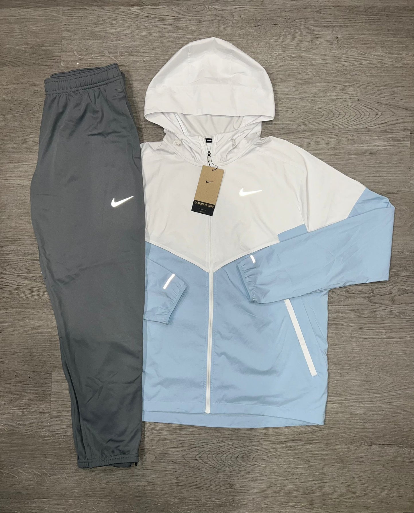 Nike Armoury Blue Repel Windbreaker x Grey Challenger