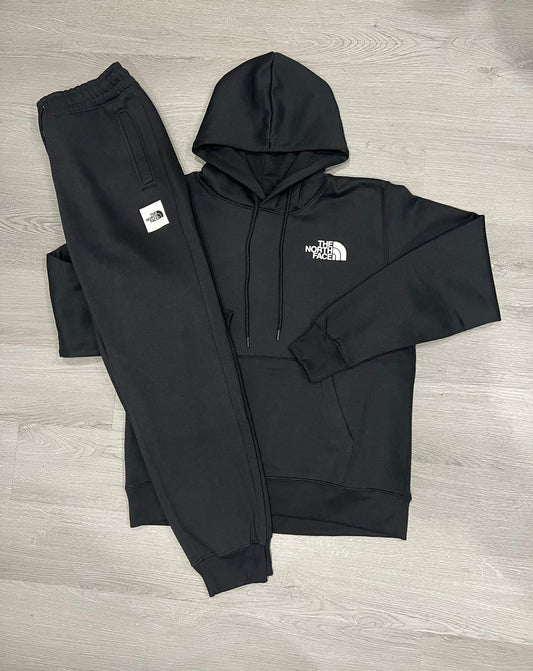 North Face Black Box Logo Tracksuit