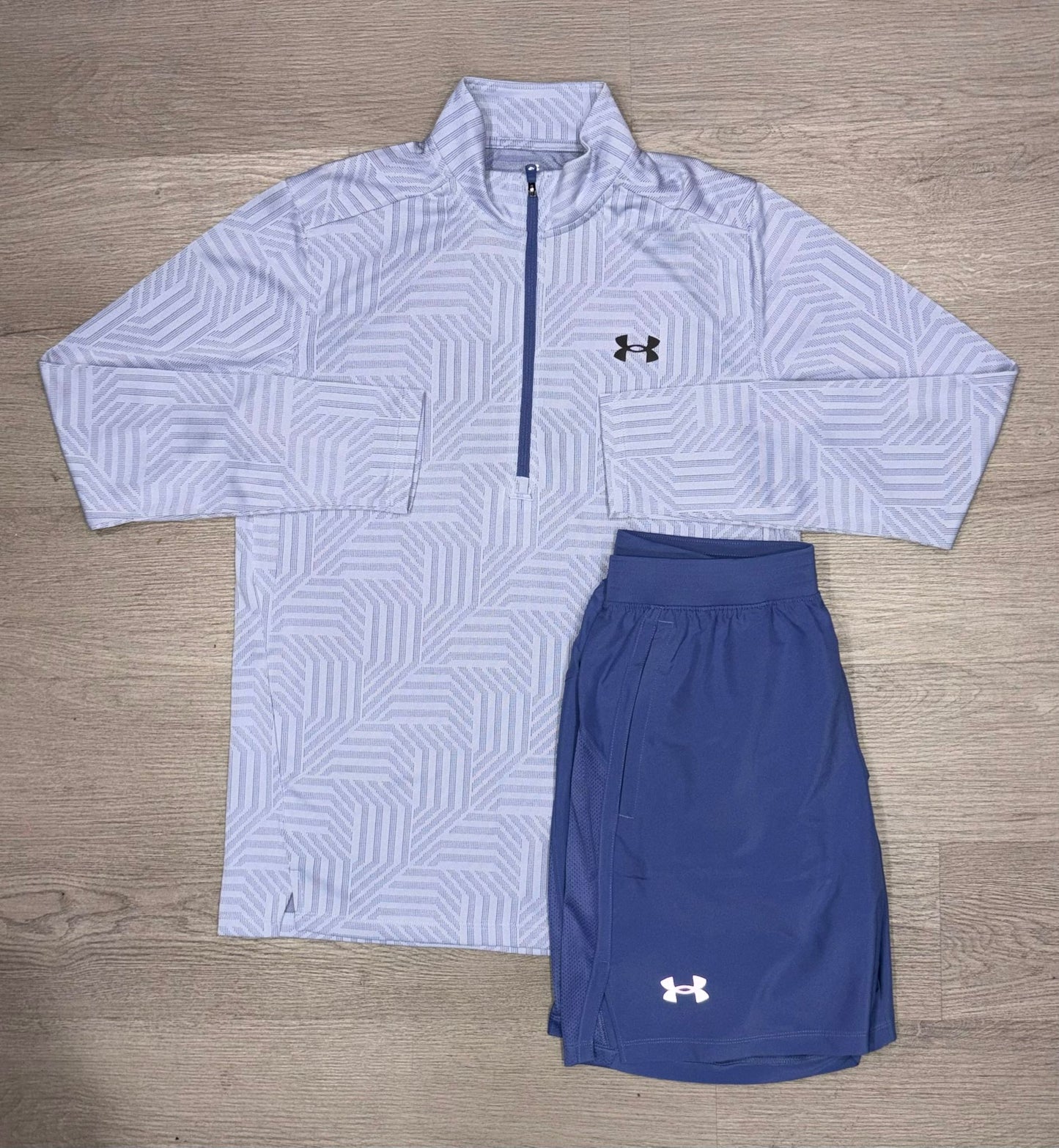 Under Armour Purple GeoTessa Quarter-Zip Set