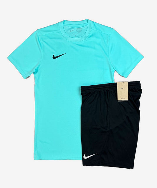 Nike Sky Blue x Black Dri-Fit Sets