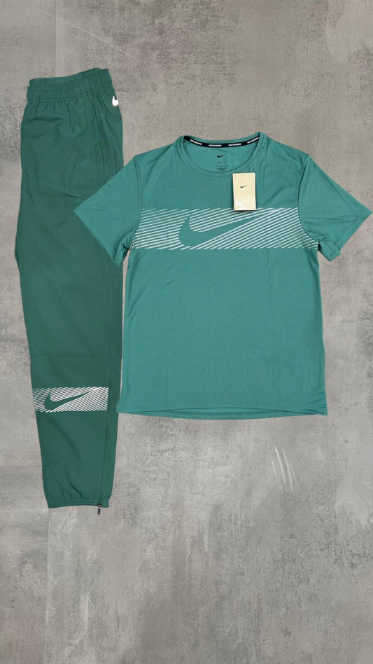 Green Flash' Tee Tracksuit