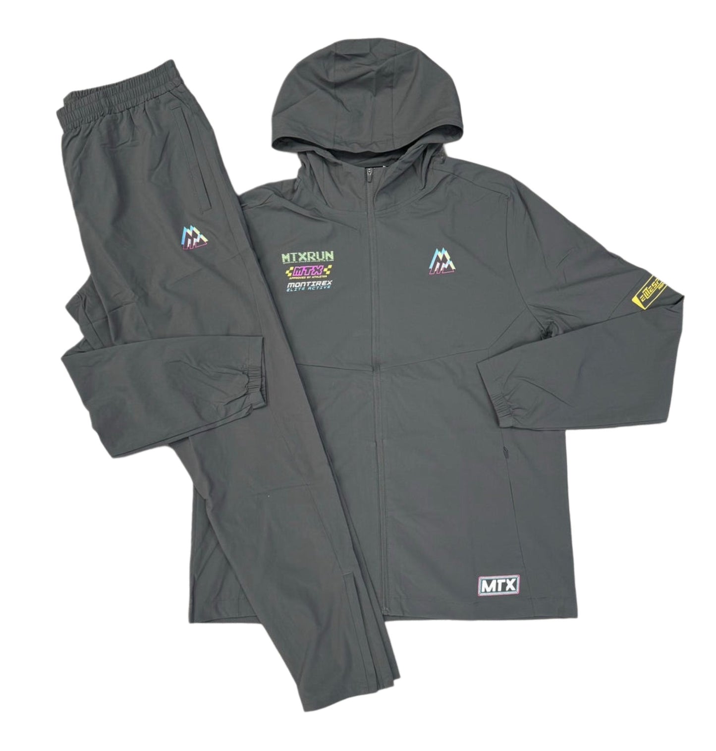 Montirex Grey Speed Run Tracksuit