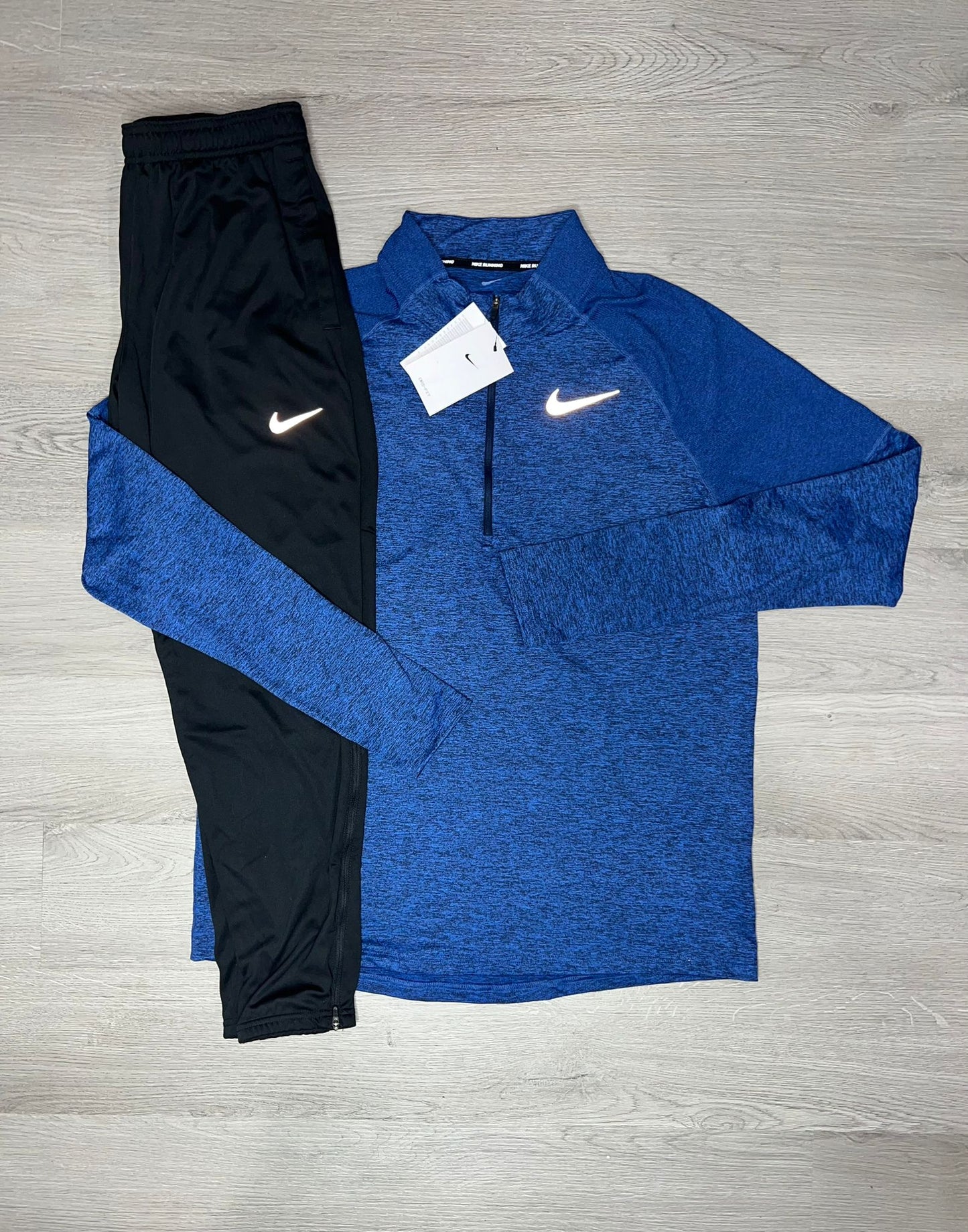 Nike Blue Element Quarter-Zip Set