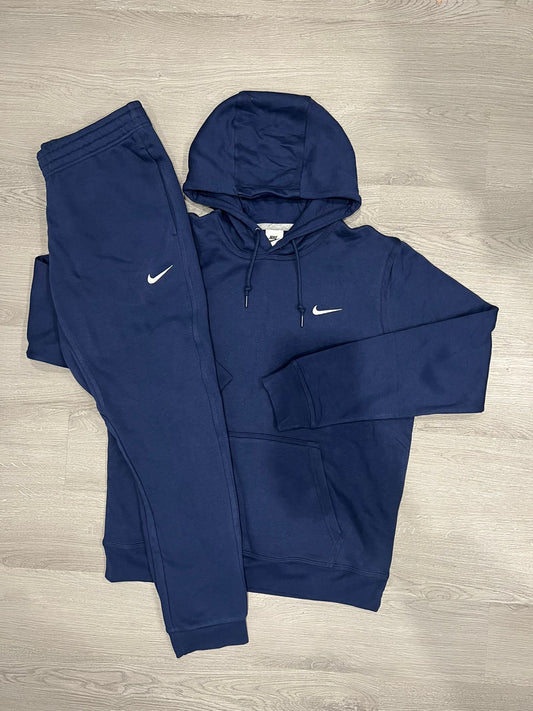 Nike Navy Club Tracksuit